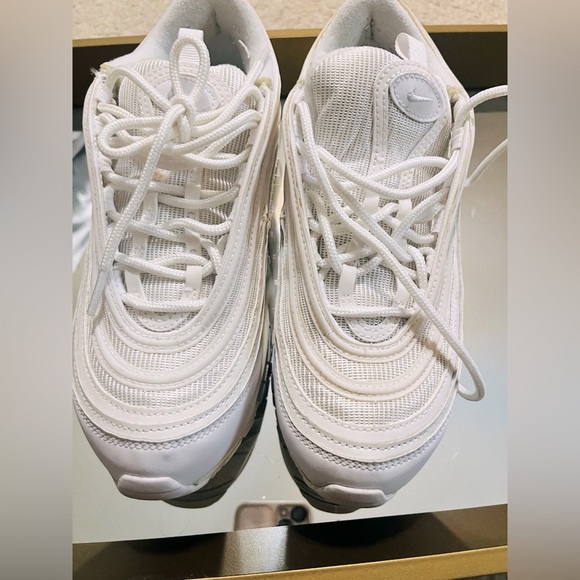 Nike Air Max 97 - New-like condition- See photos Size 7.5 Boys/ 6-6.5 Womens - Picture 7 of 12